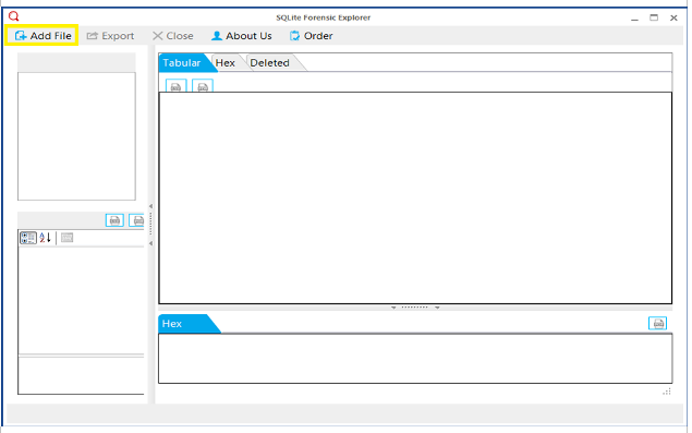 SQLite Forensic Explorer