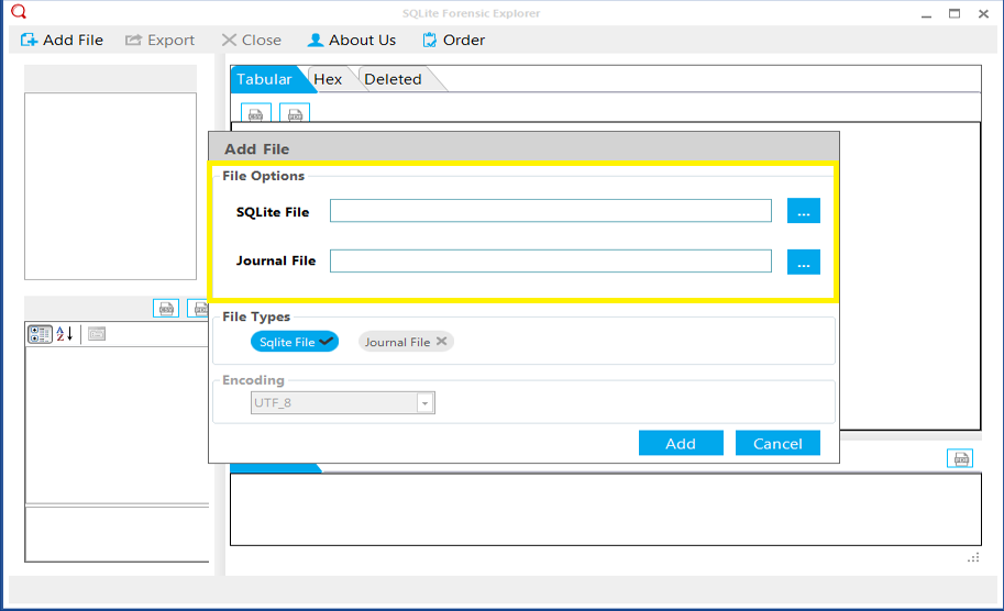 add sqlite file - export skype contacts to csv