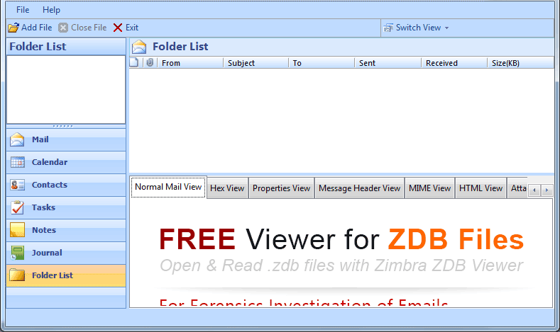 Launch ZDB Viewer